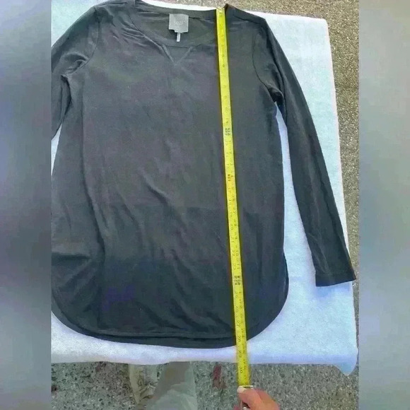 LYSSE layla mixed media top in black - XS - Picture 5 of 11